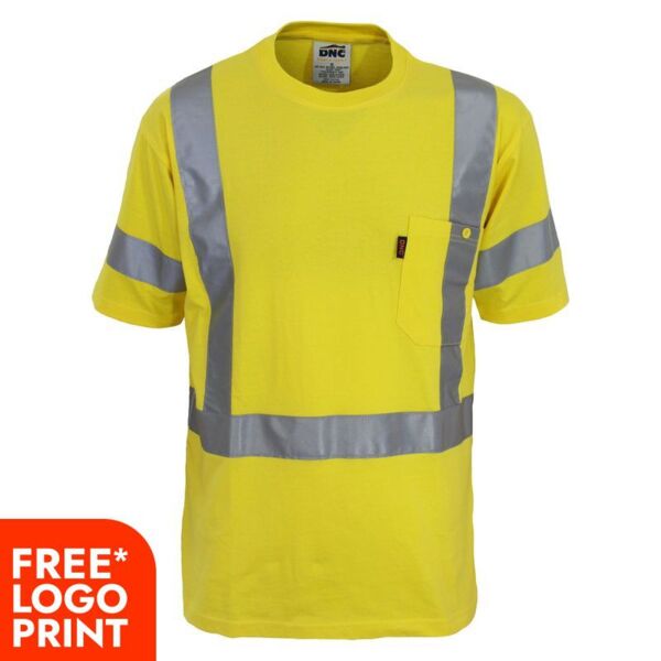 Hi Vis Cotton Taped Tee Thumbnail