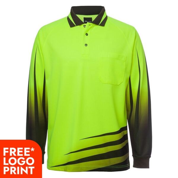 Mens Long Sleeve Rippa Sub Polo Thumbnail